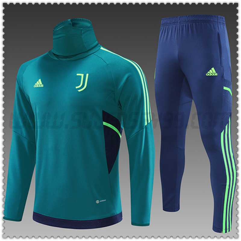 Tuta Allenamento Juventus Bambino Verde 2022 2023