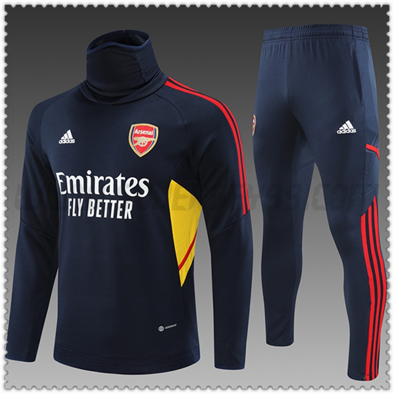 Tuta Allenamento Arsenal Bambino Blu Marino 2022 2023