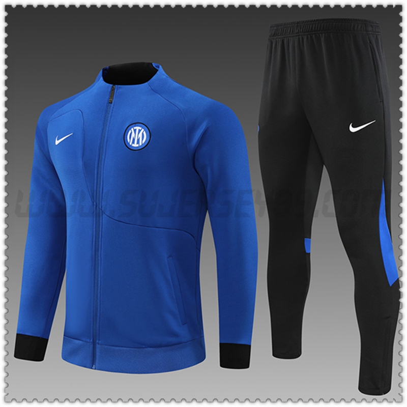 Tuta Allenamento Giacca Inter Milan Bambino Blu 2022 2023