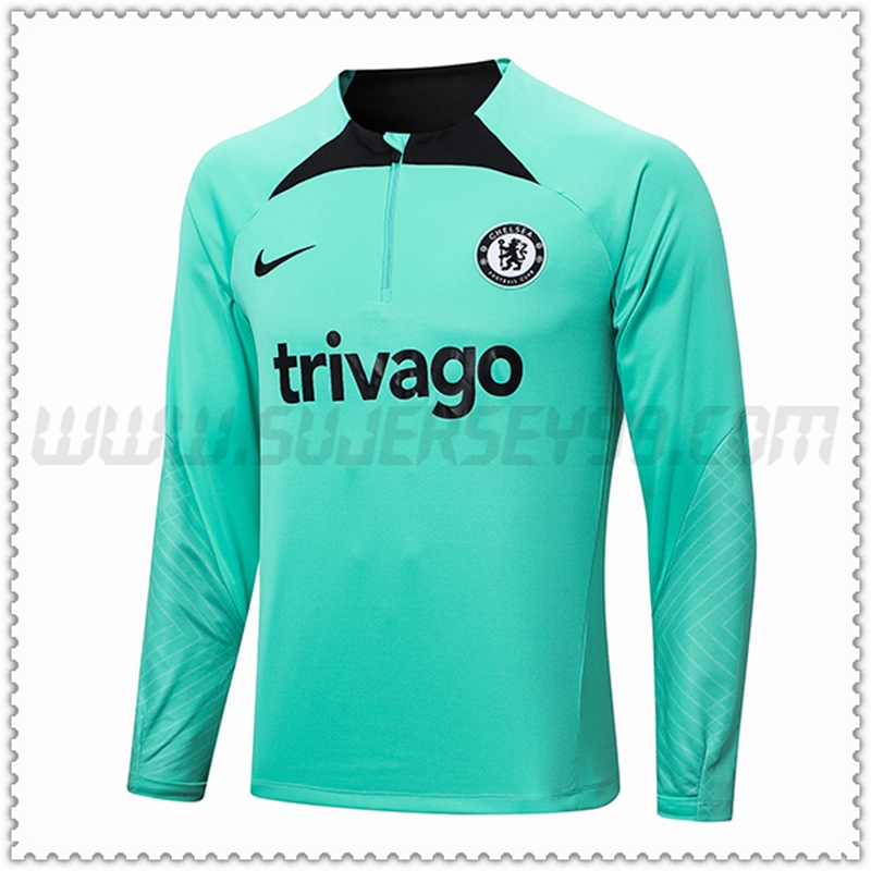 Felpa Allenamento FC Chelsea Verde 2022 2023