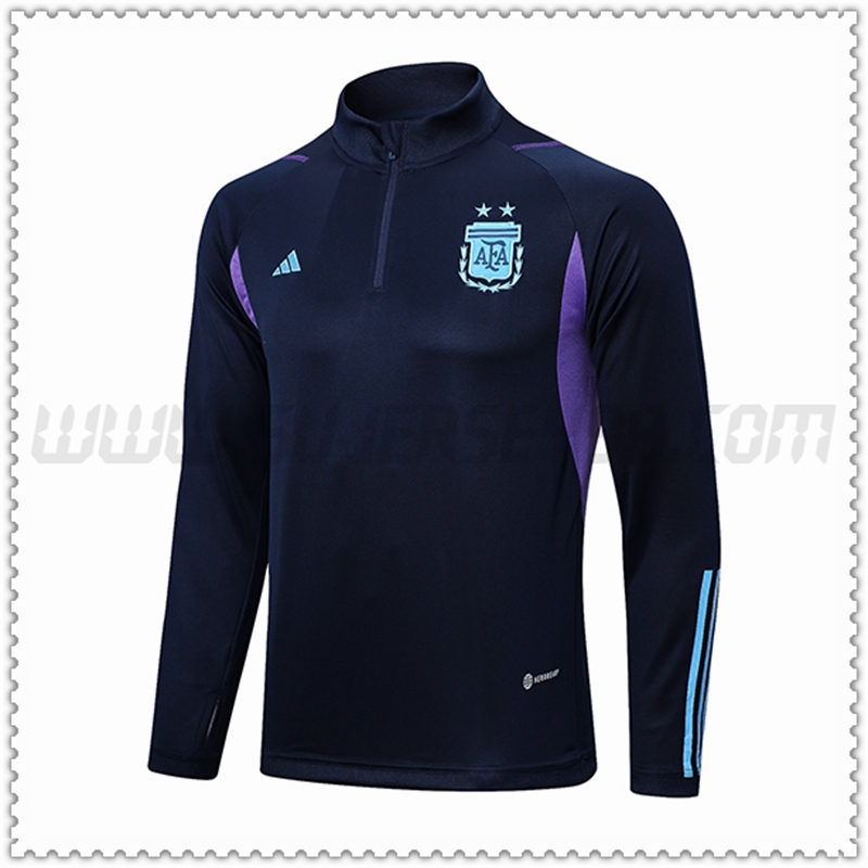Felpa Allenamento Argentina Blu Marino 2022 2023