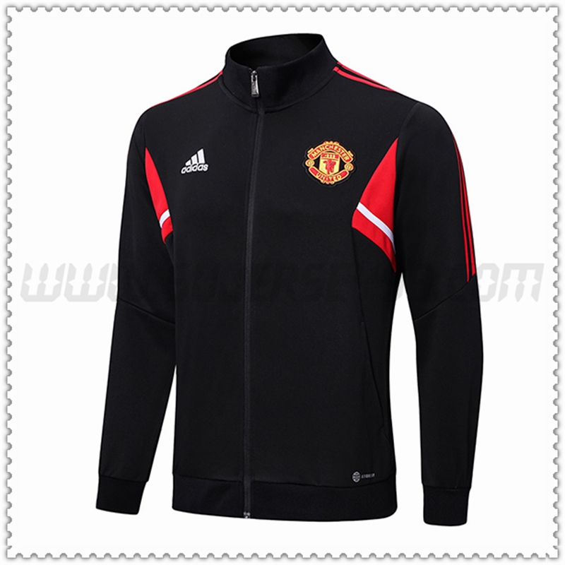 Giacca Calcio Manchester United Nero 2022 2023