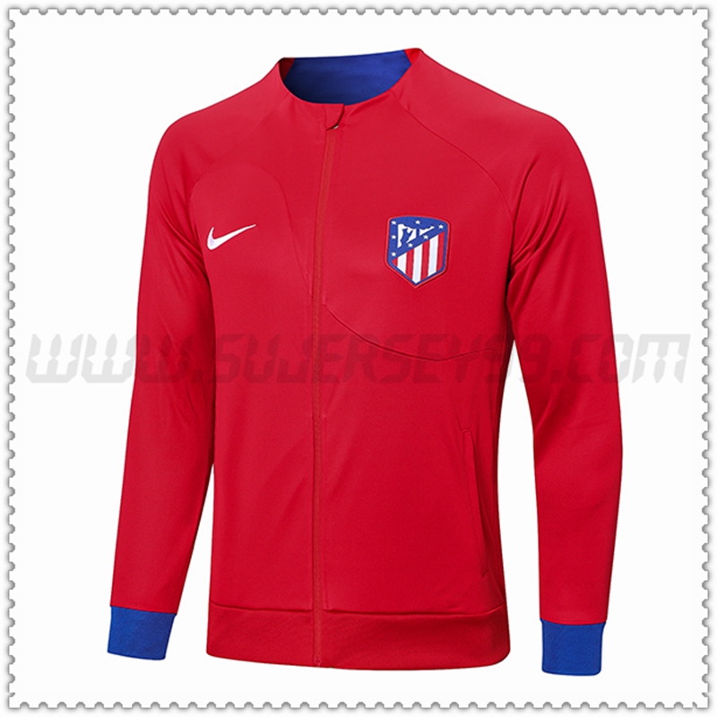 Giacca Calcio Atletico Madrid Rosso 2022 2023