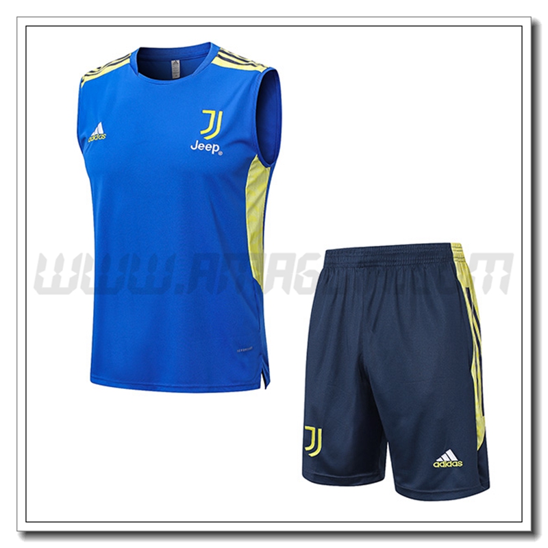 Canotta da Allenamento + Pantaloncini Juventus Blu 2022 2023