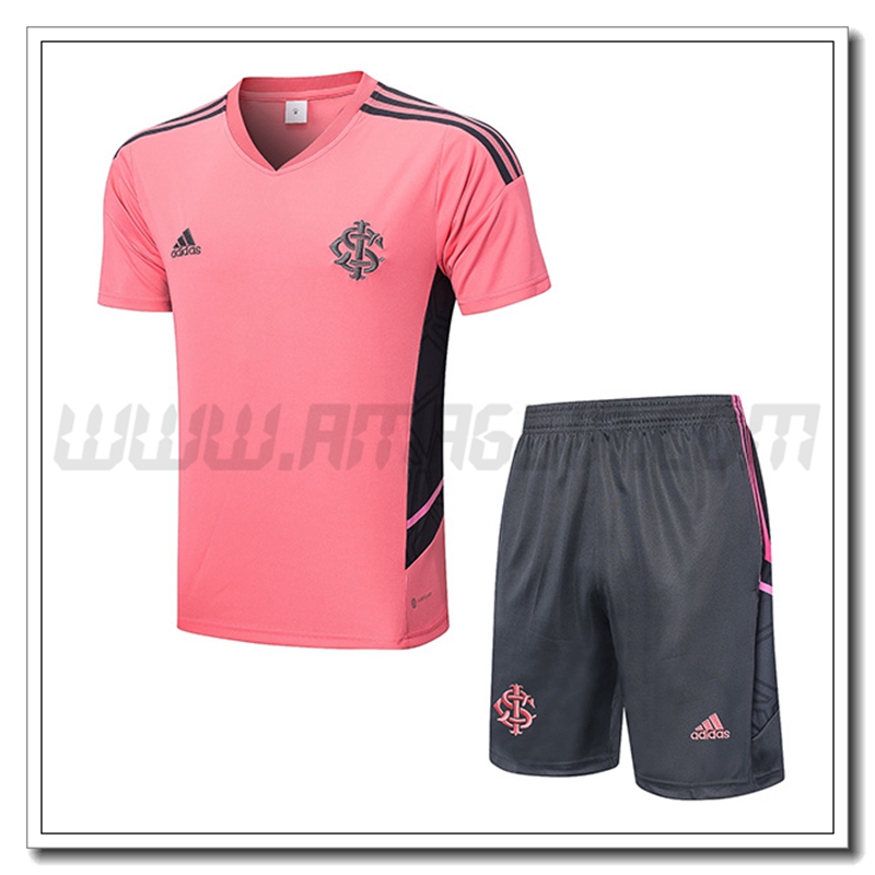 KIT Maglia Allenamento + Pantaloncini Brasile Rosa 2022 2023