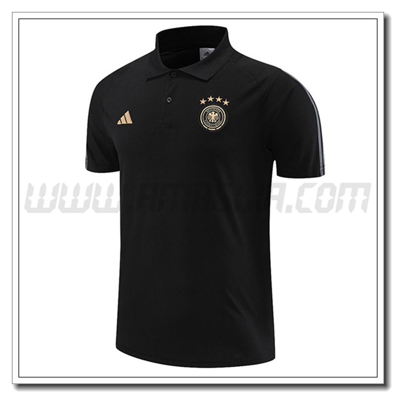 Maglia Polo Germania Nero 2022 2023