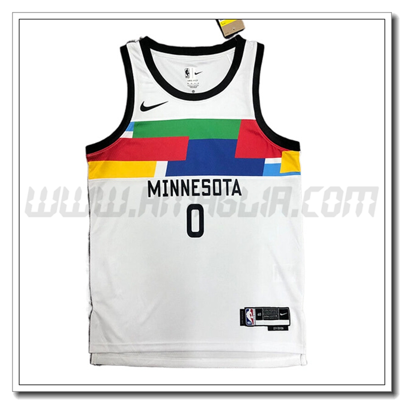Maglia Minnesota Timberwolves (RUSSELL #0) 2022/23 Bianco