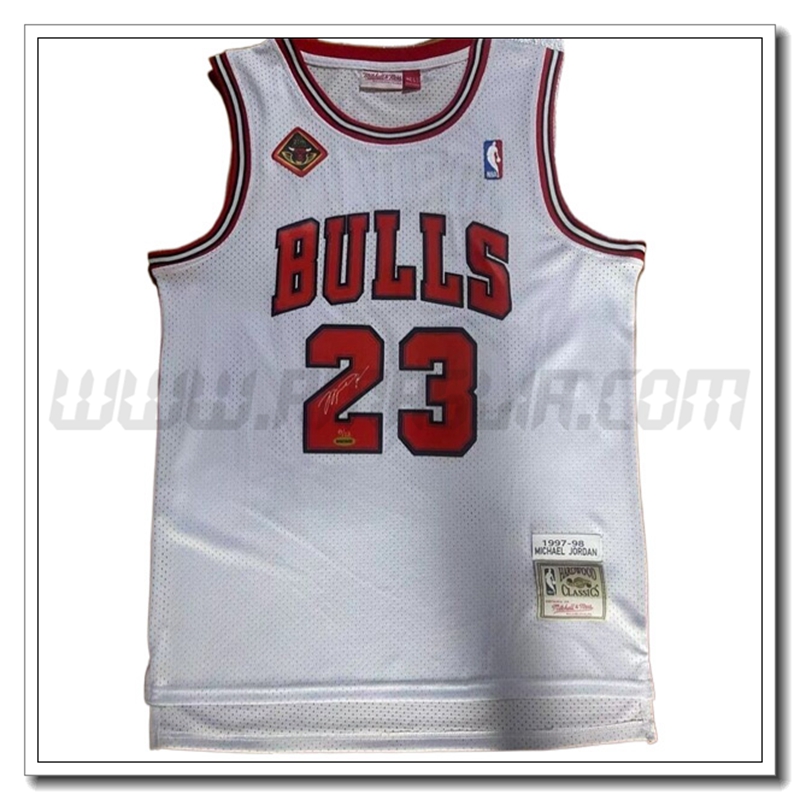 Maglia Chicago Bulls (JORDAN #23) 2022/23 Bianco