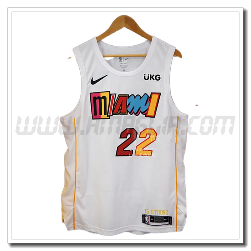 Maglia Miami Heat (BUTLER #22) 2022/23 Bianco