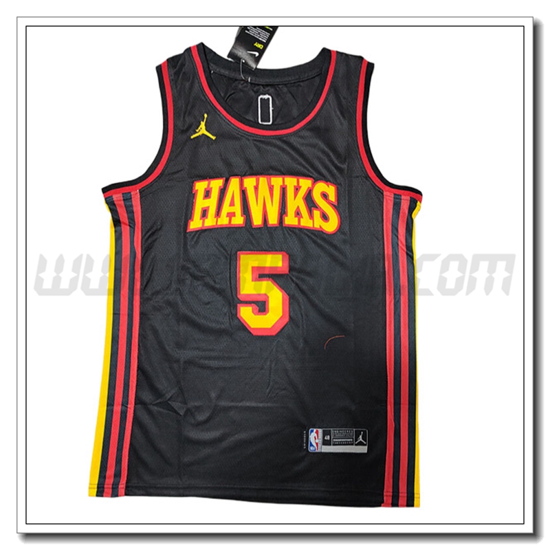 Maglia Atlanta Hawks (MURRAY #5) 2022/23 Nero