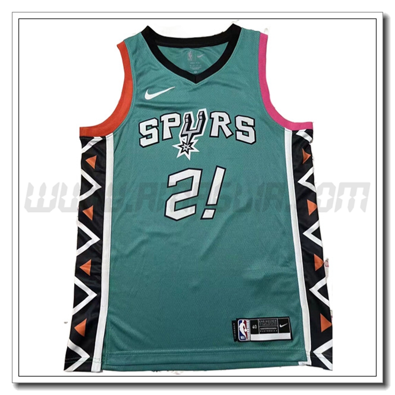 Maglia San Antonio Spurs (COYOTE #2) 2022/23 Verde