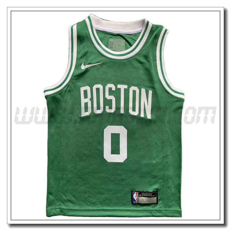 Maglia Boston Celtics (TATUM #0) 2022/23 Verde