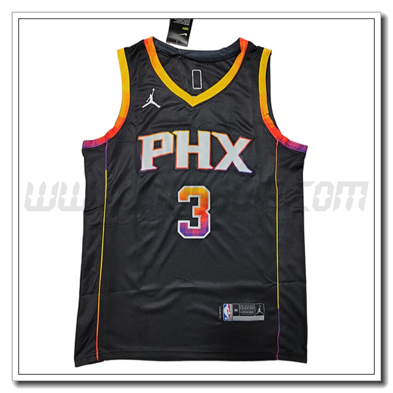 Maglia Phoenix Suns (JORDAN #3) 2022/23 Nero