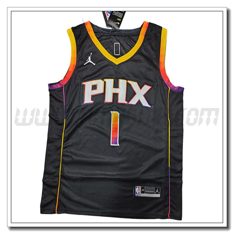 Maglia Phoenix Suns (JORDAN #1) 2022/23 Nero
