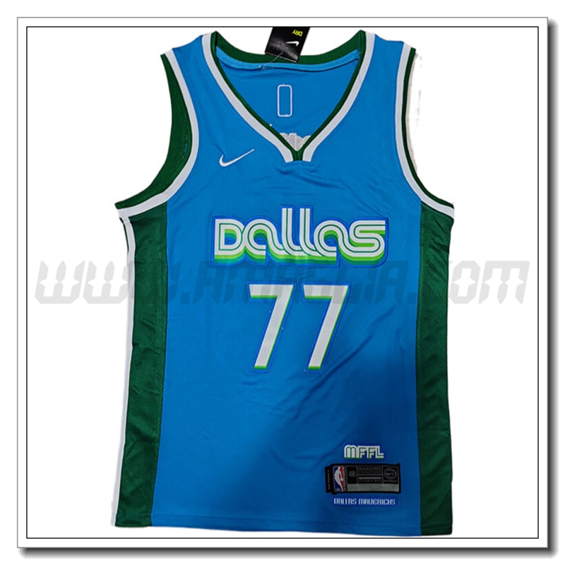 Maglia Dallas Mavericks (DONČIĆ #77) 2022/23 Blu