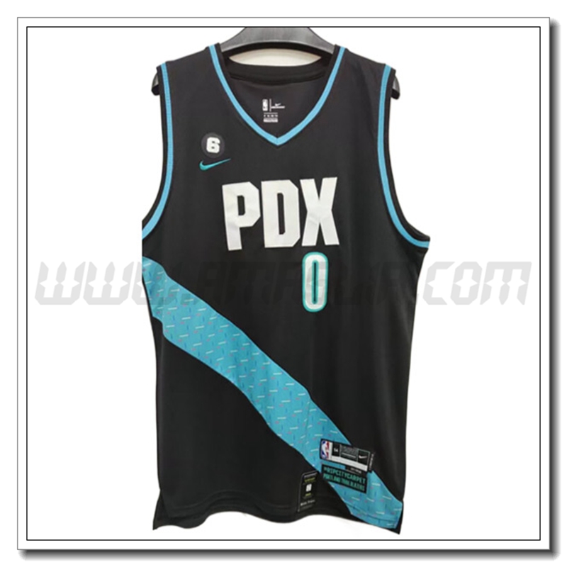 Maglia Portland Trail Blazers (LILLARD #0) 2022/23 Rosso