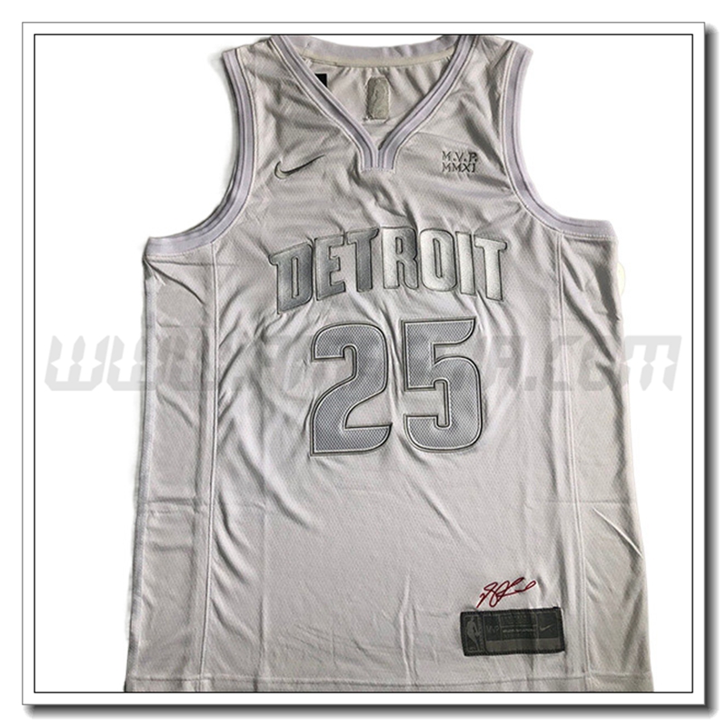 Maglia Detroit Pistons (Rosa #25) 2022/23 Rosso