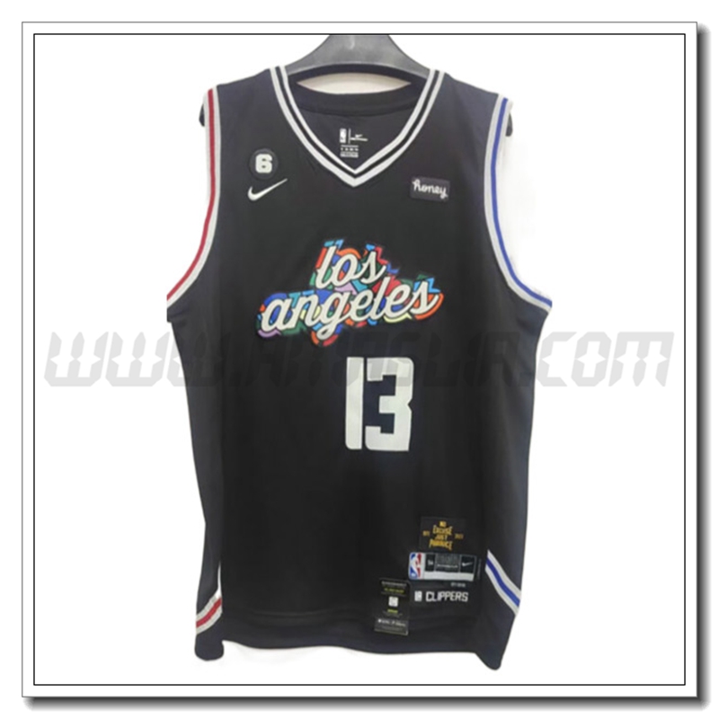 Maglia Los Angeles Clippers (GEORGE #13) 2022/23 Nero