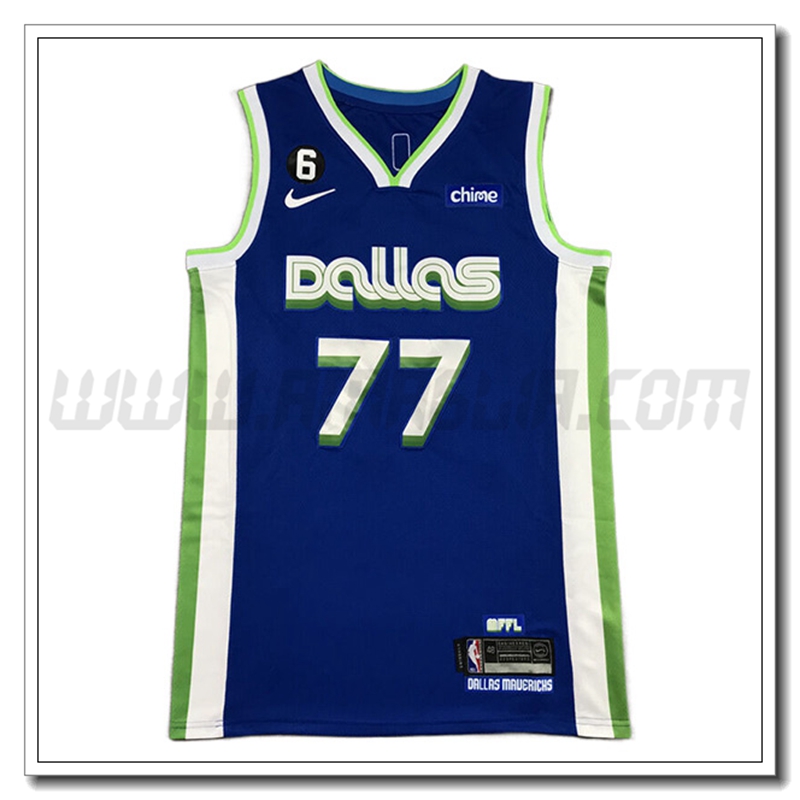 Maglia Dallas Mavericks (DONČIĆ #77) 2022/23 Blu