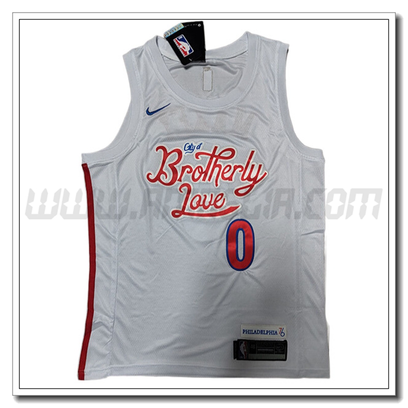 Maglia Philadelphia 76ers (MAXEY #0) 2022/23 Bianco
