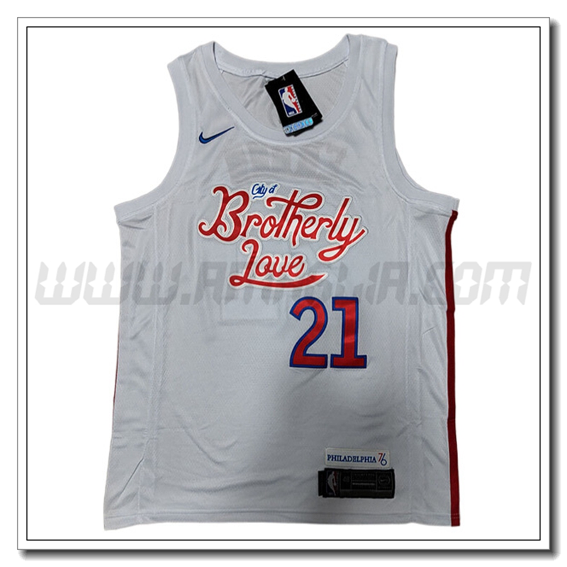 Maglia Philadelphia 76ers (EMBID #21) 2022/23 Bianco