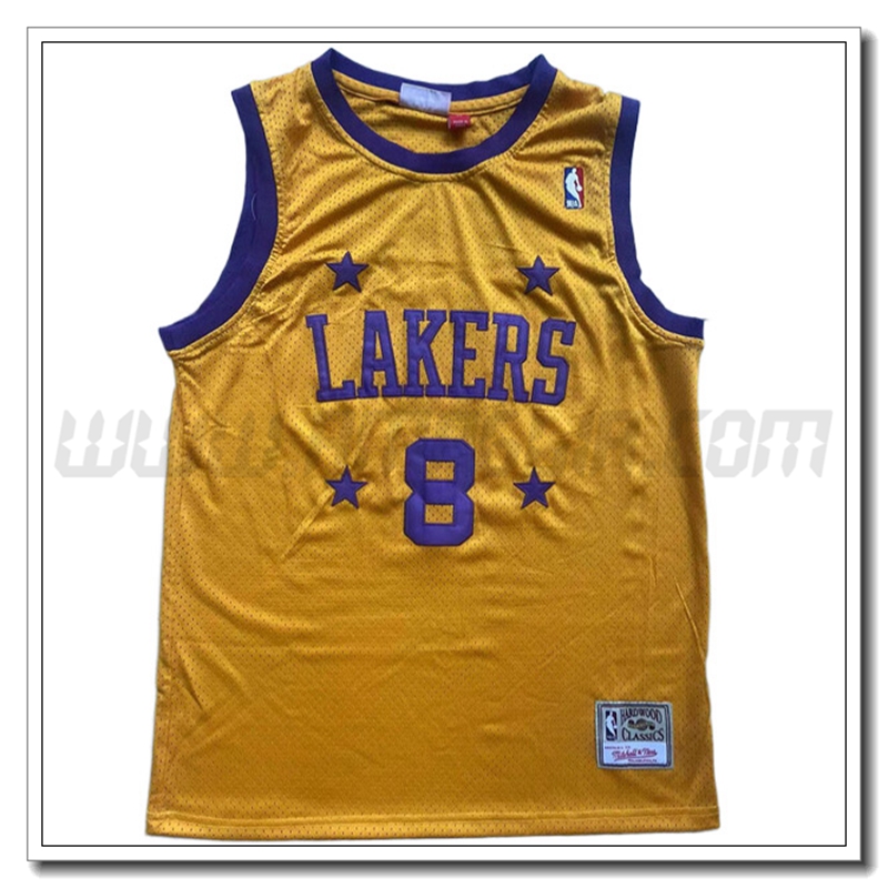 Maglia Los Angeles Lakers (BRYANT #8) 2022/23 Giallo