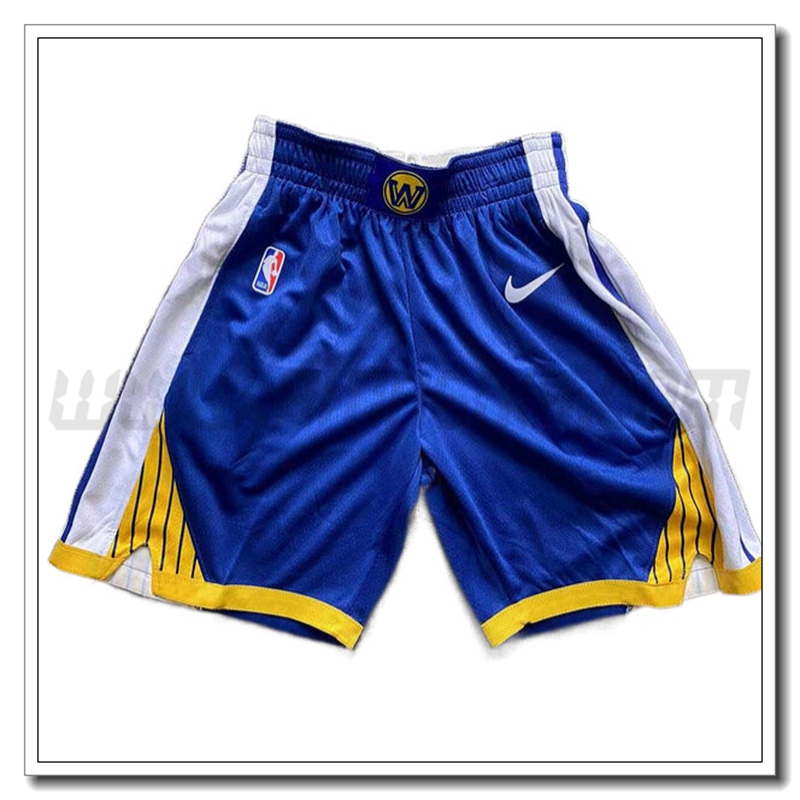 Pantaloncini NBA Golden State Warriors Blu/Bianco