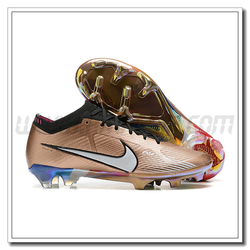 Nike Scarpe da Calcio Air Zoom Mercurial Low Gang Vapor XV Elite FG Marrone