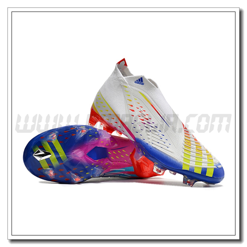 Adidas Scarpe da Calcio Predator FIFA World Cup Qatar 2022 Edge+ Bianco