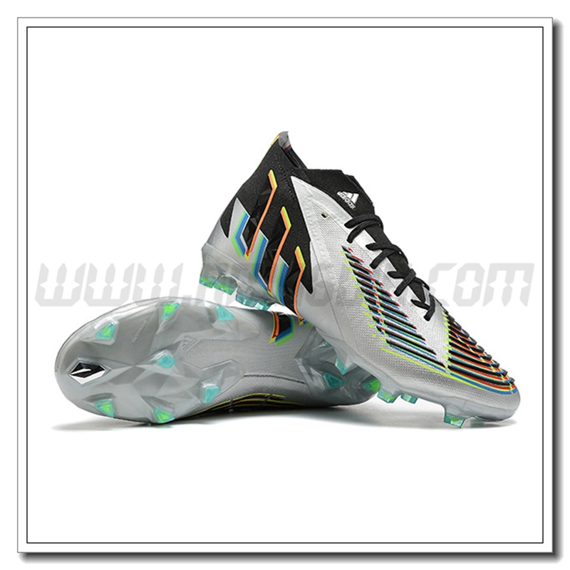 Adidas Scarpe da Calcio Predator FIFA World Cup Qatar 2022 Edge+ FG Grigio