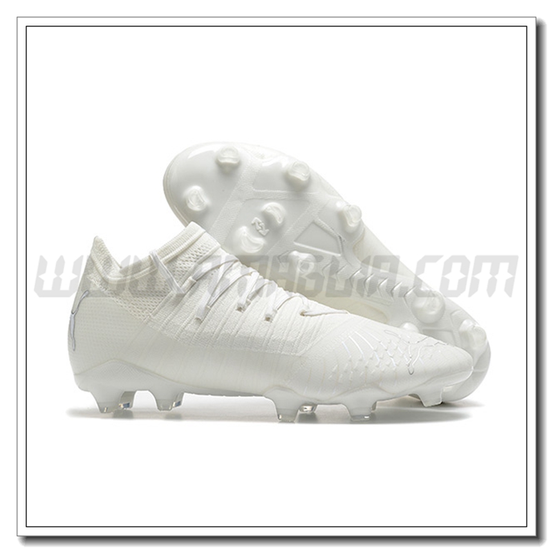 PUMA Scarpe da Calcio Future Z 1.3 Teazer FG Bianco