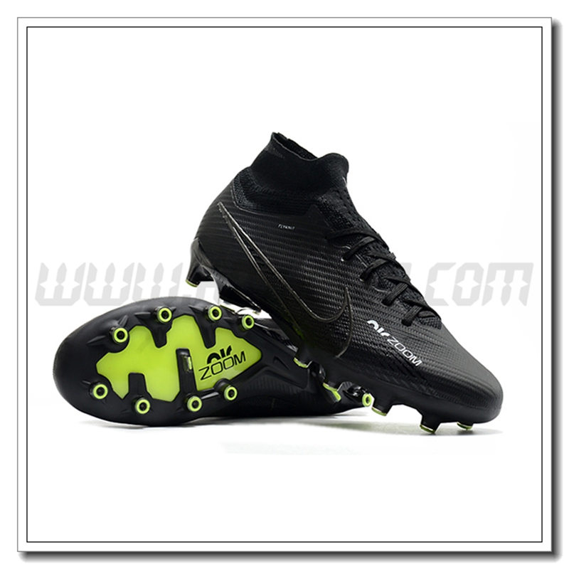 Nike Scarpe da Calcio Air Zoom Mercurial High Gang Superfly IX Elite AG Nero
