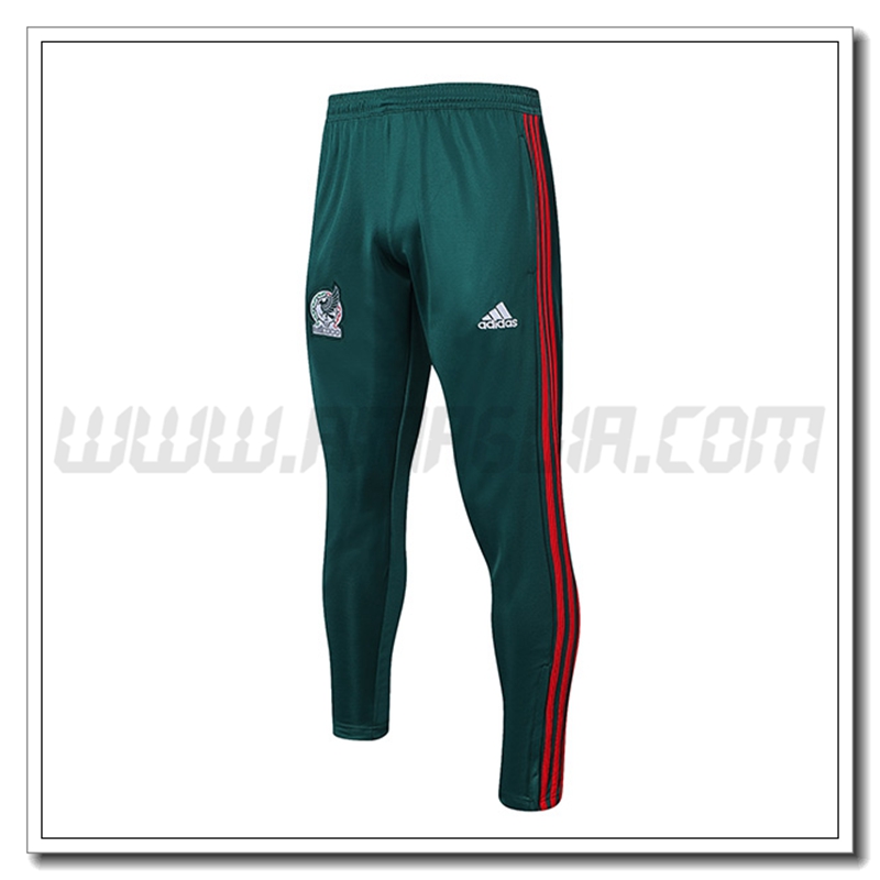 Pantaloni Allenamento Messico Verde 2022 2023