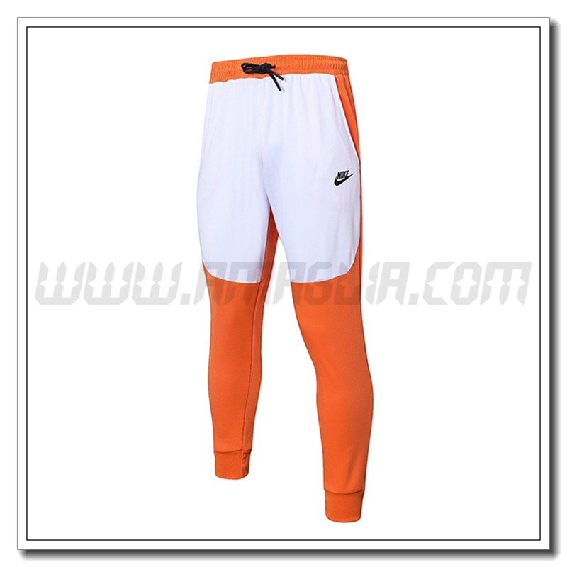 Pantaloni Allenamento NIKE Bianco/Arancia 2022 2023