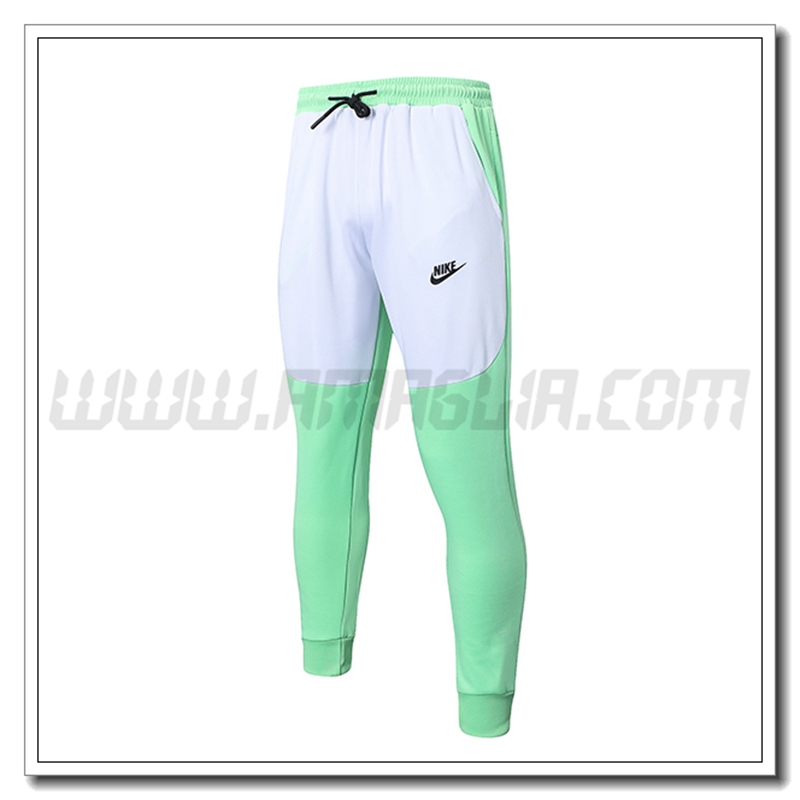 Pantaloni Allenamento NIKE Bianco/Verde 2022 2023