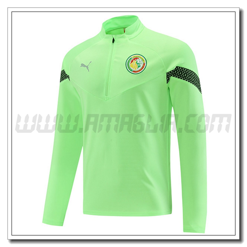 Felpa Allenamento Senegal Verde 2022 2023