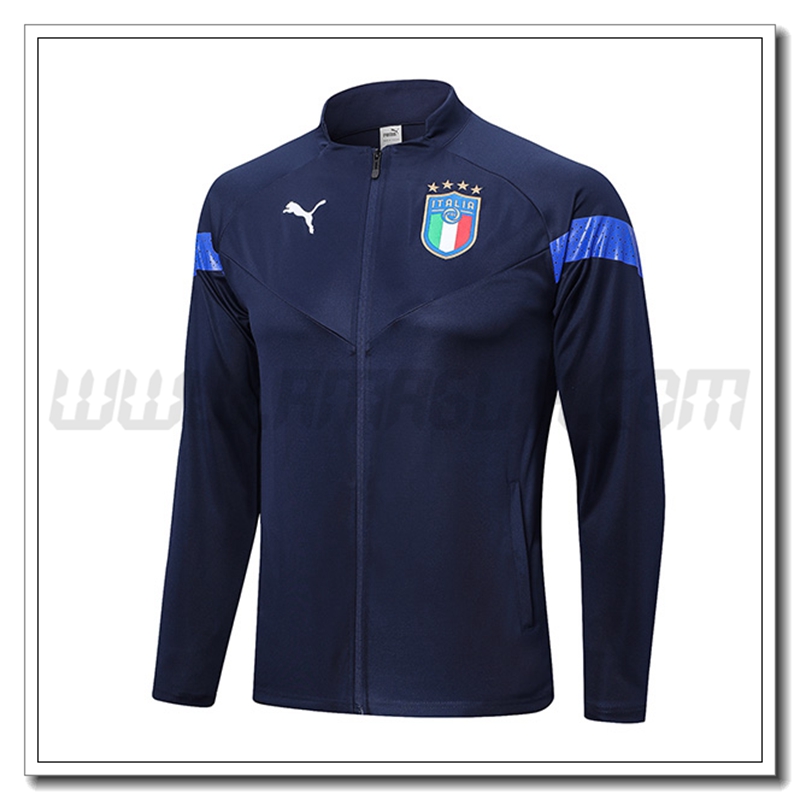 Giacca Calcio Italia Blu Marino 2022 2023