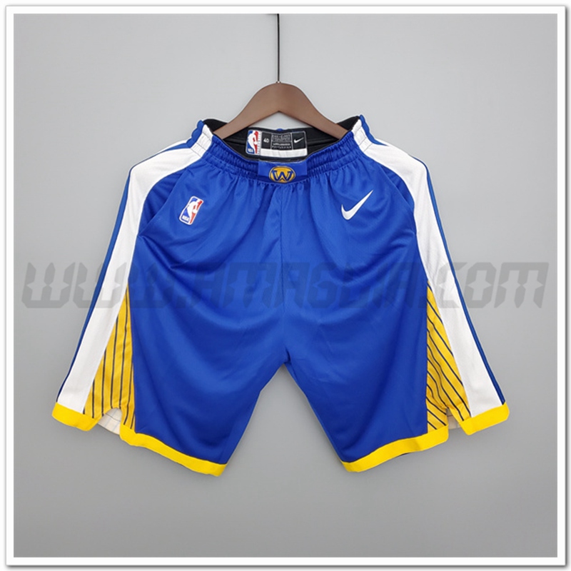 Pantaloncini NBA Golden State Warriors Blu