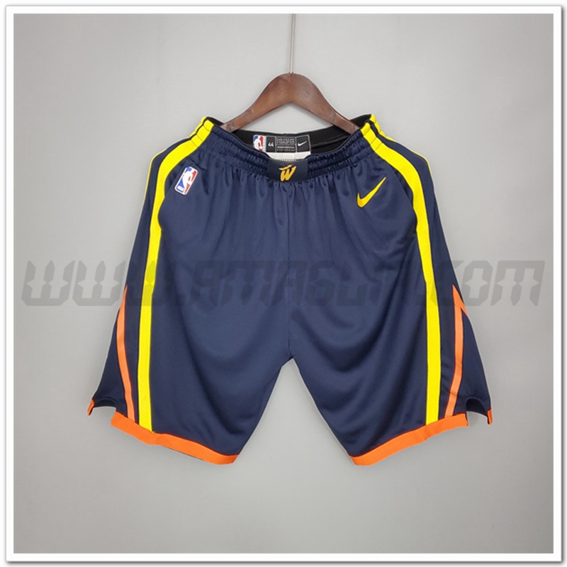 Nuovo Pantaloncini NBA Golden State Warriors Nero