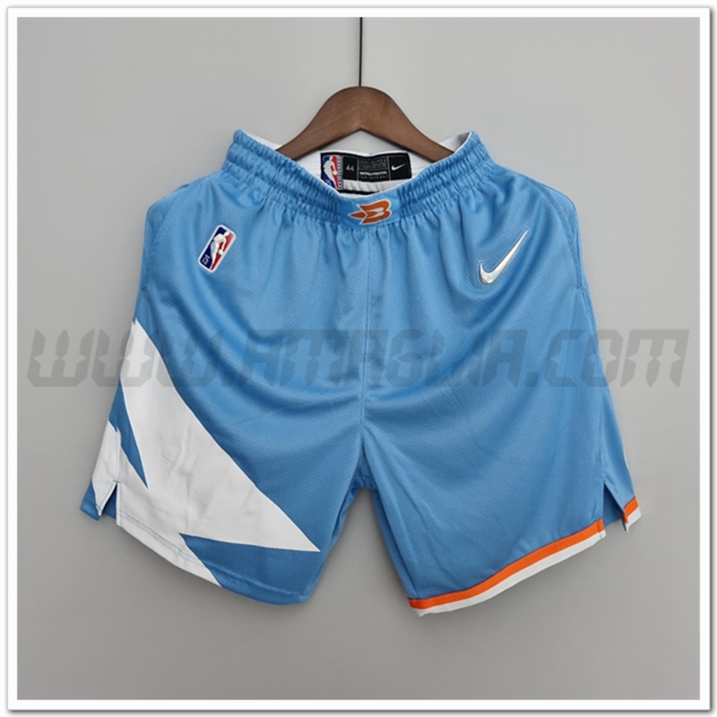 Pantaloncini NBA Los Angeles Clippers 2022 Blu Citta