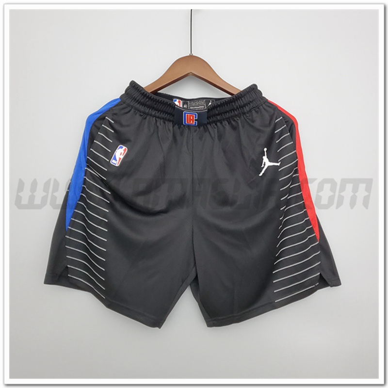 Pantaloncini NBA Los Angeles Clippers Nero Limitata