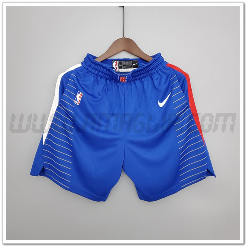 Pantaloncini NBA Los Angeles Clippers Blu Limitata