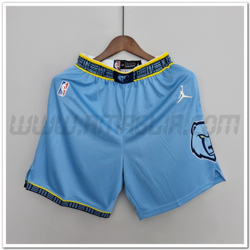 Pantaloncini NBA Memphis Grizzlies Blu 75°anniversario Jordan Edition