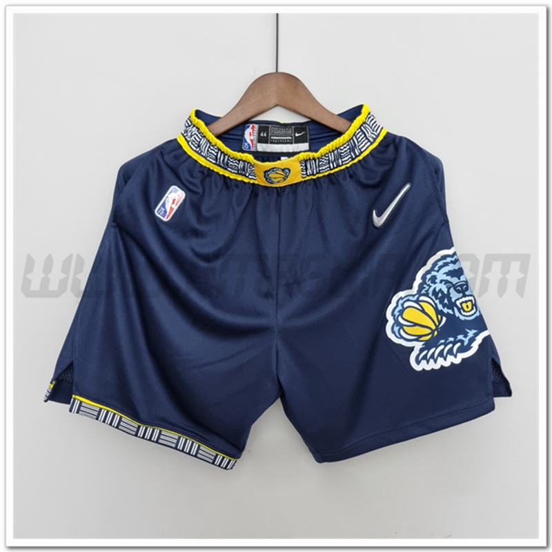 Pantaloncini NBA Memphis Grizzlies 2022 Blu reale Urban Edition