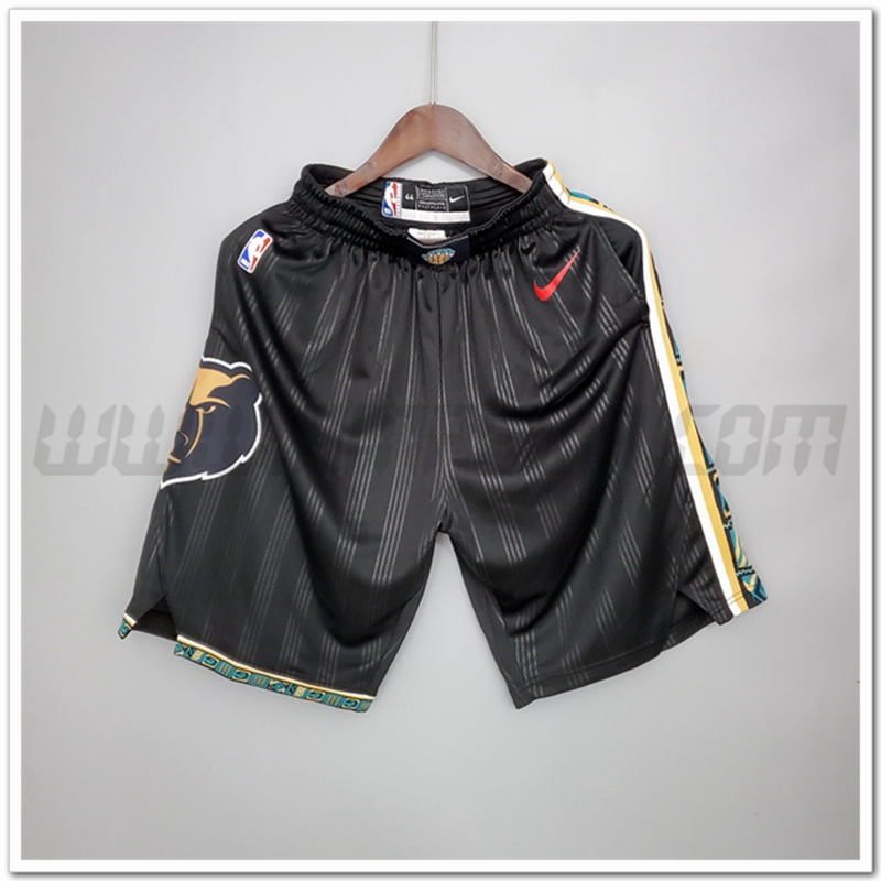 Pantaloncini NBA Memphis Grizzlies Nero Citta