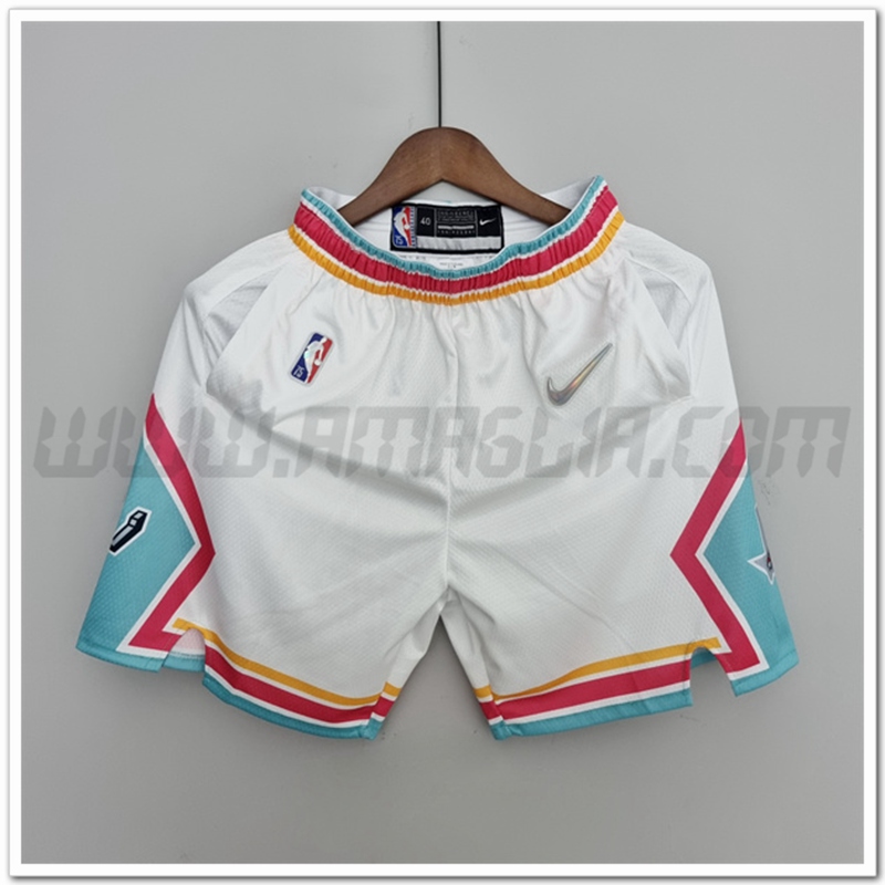 Pantaloncini NBA San Antonio Spurs 2022 Blu Urban Edition
