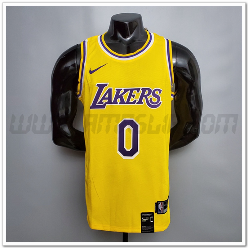 Maglia Los Angeles Lakers (Youmg #0) Giallo