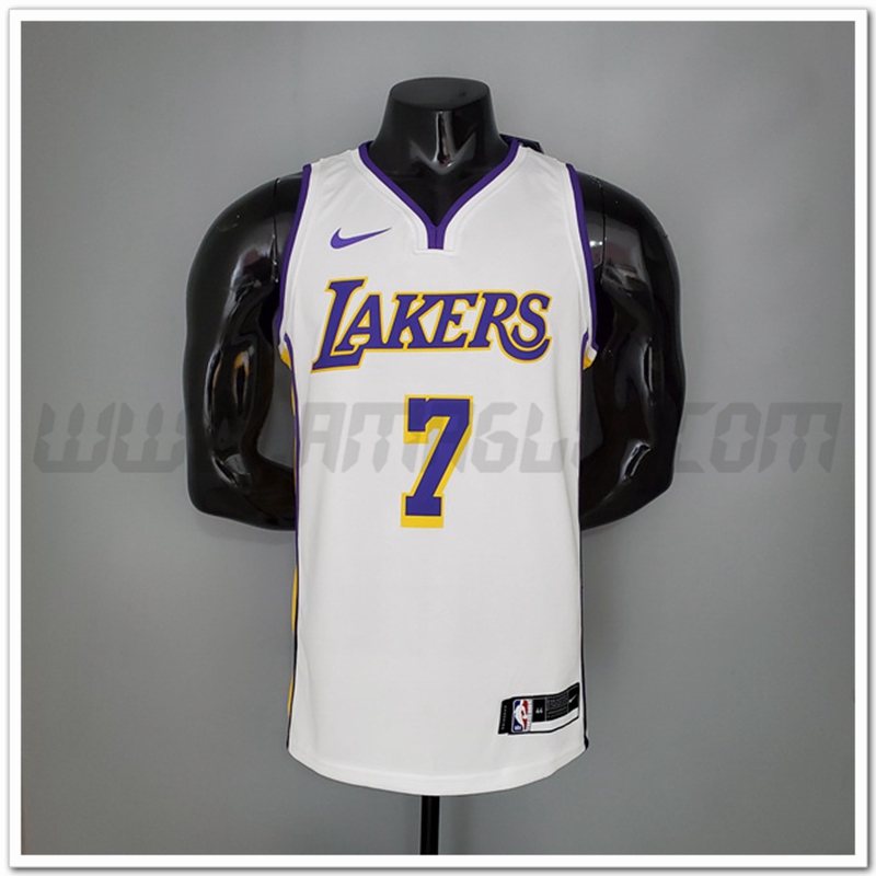Maglia Los Angeles Lakers (Anthony #7) Bianco/Porpora