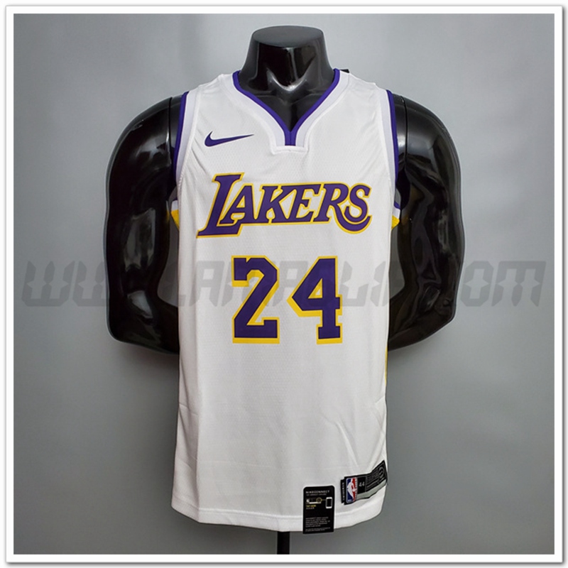 Maglia Los Angeles Lakers (Bryant #24) Bianco