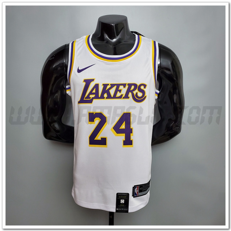 Maglia Los Angeles Lakers (Bryant #24) Bianco
